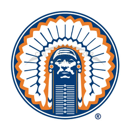 Design Illinois Fighting Illini Iron-on Transfers (Wall Stickers)NO.4604